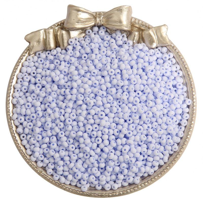 Frosted Seed Glass Beads 4mm Pastel Colors Matte Finish 320pcs 21