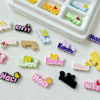 Signboard Metal Beads Painted Sanrio Series Colorful 10pcs 2