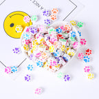 Flat Clay Beads 10mm Color Fruit Cartoon Mixed Design 1000pcs 3