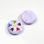 Painted Cookies Acrylic Beads 25mm Colorful Baking Design 50pcs 7