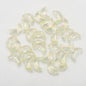 Moon Plated Transparent Crescent Glass Beads 9mm 14mm 30pcs 24
