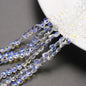 Electroplated Heart Glass Beads 8mm Transparent Mixed Colors 50pcs 12