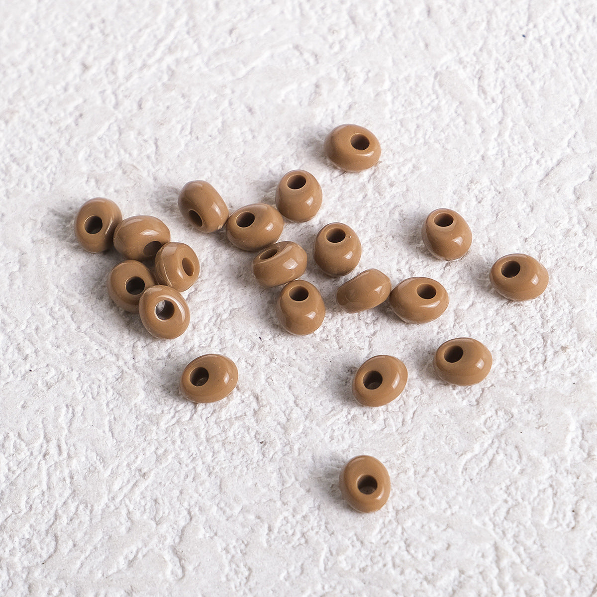 Acrylic Water Drop Spacer Beads 5mm Solid Color 162pcs 10
