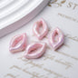 Plating Lip Acrylic Beads 25mm Metallic Glossy Finish 100pcs 9