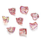 Transparent Irregular Gravel Acrylic Beads 11-22mm UV Plating 4pcs 8
