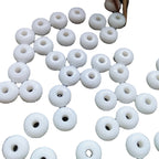 Acrylic Spacer Beads 10mm 6mm Glossy Black And White 100pcs 4