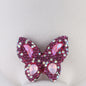 Polymer Clay Butterfly Rhinestone Beads 36mm Napal Style 2pcs 16