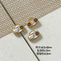 Kitten and Teddy Bear Metal Beads 14mm Hand Painted Alloy 10pcs 13