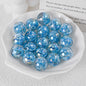Twilight Rose Resin Beads 16mm Round Mixed Colors 20pcs 5