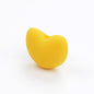 Heart Shaped Silicone Beads 21x30mm Soft Matte Finish 20pcs 6