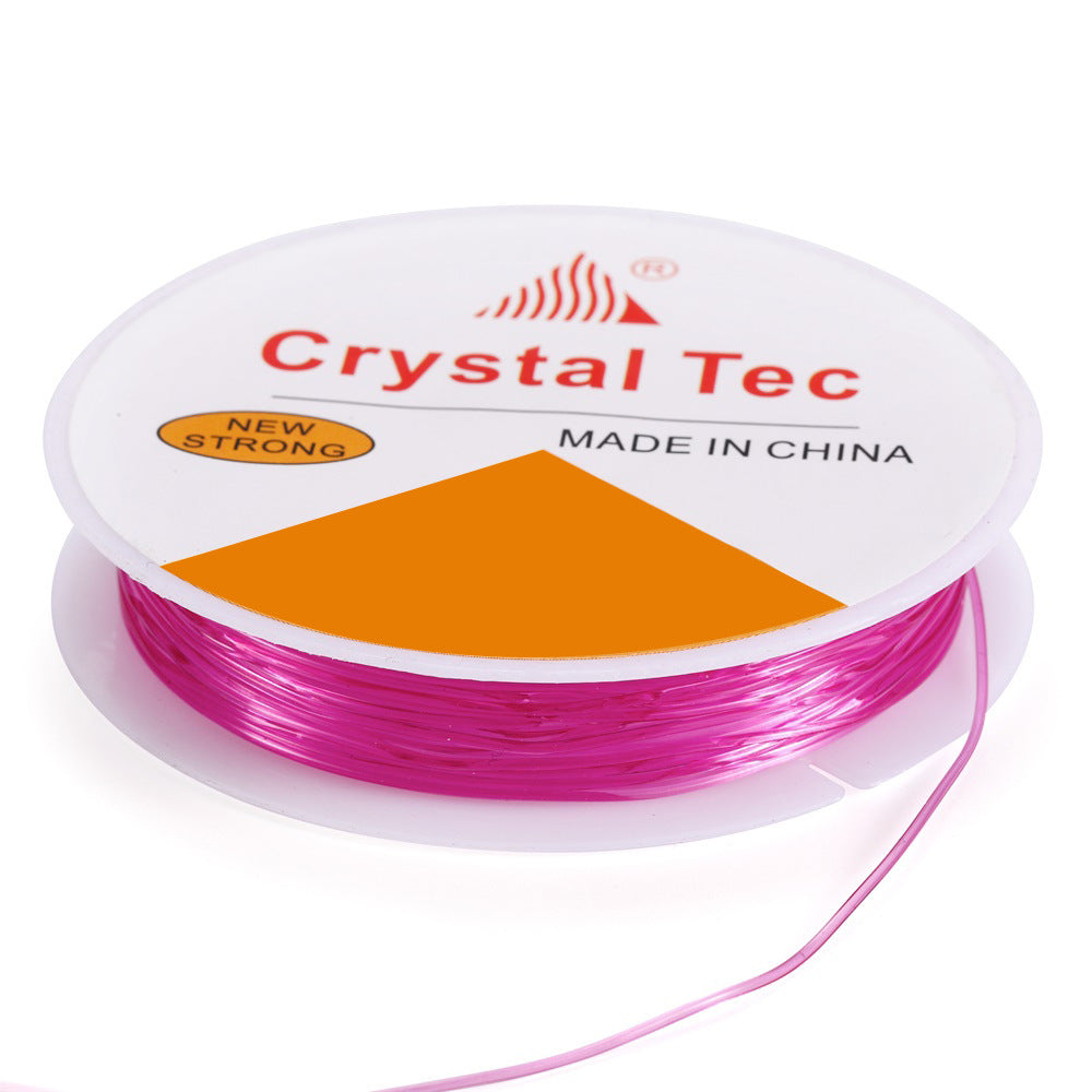 Clear Elastic TPU Thread 0.6mm Diameter 10m Length 6pcs 14