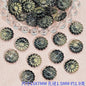 Gradient Sunflower Glass Beads 15mm Glossy Translucent Petals 25pcs 8