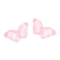 Electroplated Butterfly Glass Beads 8mm x 15mm Shimmering Colors 100pcs 9