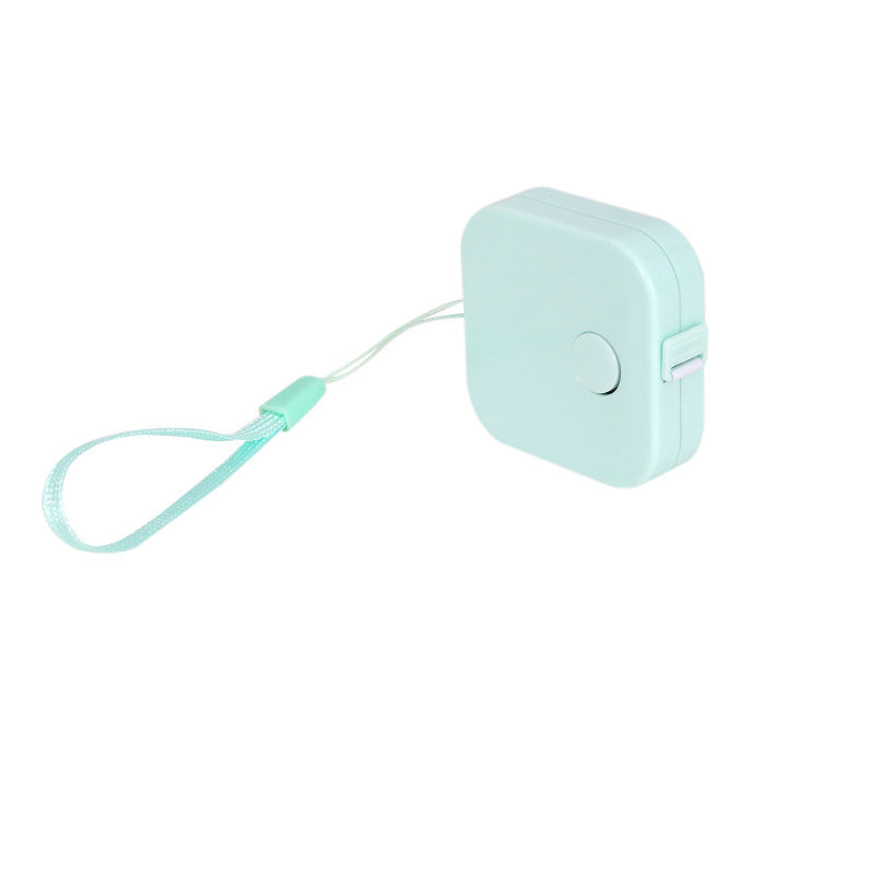 Retractable Square Plastic Measuring Tape 4cm Dual Scale 1pc 4