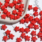 Glow Star Acrylic Beads 11mm Glossy Vibrant Colors 50pcs 17