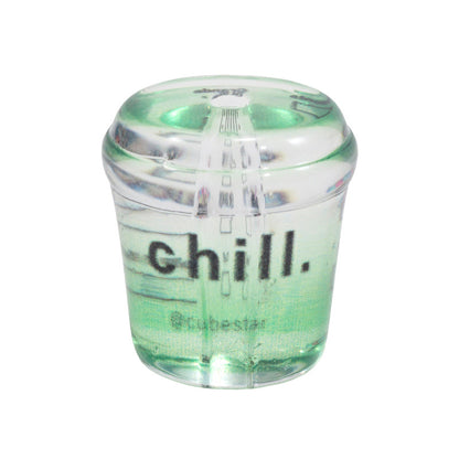 3D Bubble Tea Acrylic Beads 21mm Transparent Colorful 10pcs 17