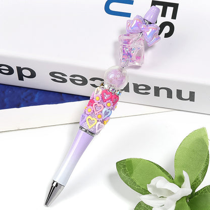 Transparent Square Acrylic Beads 17mm Liquid Sand Glitter 25pcs 2