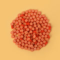 Flat Clay Beads 9mm Love Color Spot Polymer 100pcs 6