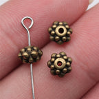 Alloy Waxberry Spacer Beads 6mm 100pcs Antique Silver 3