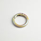 Alloy Iridescent Plating Spring Key Rings 20mm and 25mm 10pcs 15