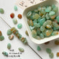 Vintage Irregular Gradient Green Acrylic Beads Organic Retro Style 8