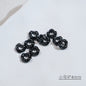 Acrylic Wavy Spacer Beads 9mm Mini Glossy Finish 100pcs 12
