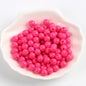 Solid Color Round Acrylic Beads 6mm Glossy Finish 600pcs 18