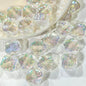 Shimmer Clover Resin Beads 12mm Iridescent Sparkle 10pcs 6