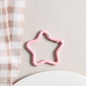 Zinc Alloy Star Trigger Spring Key Rings 41mm Baking Painted 6pcs 12