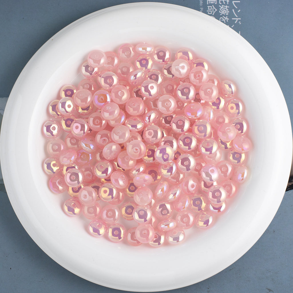 Resin Round Spacer Beads 10mm Plating Glossy 20pcs 10