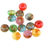 Resin Spacer Beads 14mm Antique Gild Texture 100pcs 5