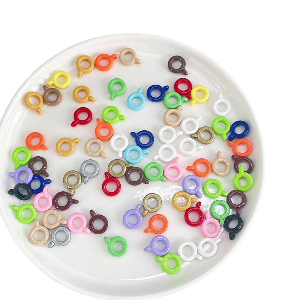 Acrylic Bali Spacer Beads 14mm Solid Color 100pcs 5