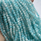 Crackle Round Glass Beads 8mm Dual Color Soft Pastel 200pcs 10