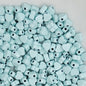 Heart Metal Beads 5mm Baking Painted Colorful Flat 50pcs 7