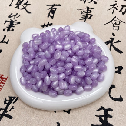 Opal Gradient Oval Resin Beads 11mm Glossy Vintage Style 50pcs 14