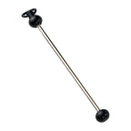 Beadable Keychain Pole Metal Electroplated Vibrant Colors 5