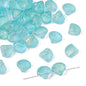 Electroplated Shell Glass Beads 10mm Iridescent Gradient 40pcs 7
