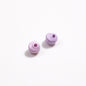 Baking Painted Mini Twisted Acrylic Beads 6mm Glossy Mixed Colors 100pcs 7