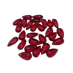 Czech Glass Beads Teardrop 8mm 14mm Glossy Purple Pink Iridescent 100pcs 2