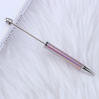 Beadable Pen UV Electroplating Rainbow Color Opal Shimmer 10pcs 9