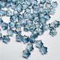 Czech Glass Beads Star 8mm Translucent Soft Color Gradient 50pcs 14