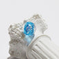 Electroplated Flower Glass Beads 12mm Glow in the Dark Gold Sand 5pcs 9