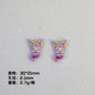 Plating Mermaid Resin Beads Whimsical Pastel Fantasy 20pcs 7
