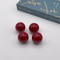 Opaque Bubblegum Beads 20mm Solid Color Glossy Mixed 113pcs 33
