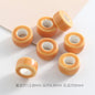 Ceramic Round Spacer Beads 12mm Candy Color Large Hole 50pcs 17
