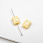 Sun Pattern Square Acrylic Beads 14mm Colorful Candy Bag 20pcs 16