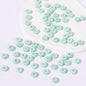 Ceramic Abacus Spacer Beads 5x9mm Creamy Colored 30pcs 7