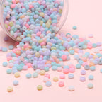 Frosted Abacus Glass Beads 3x6mm Pastel Matte Finish 70pcs 4
