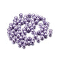 Pearl Glass Beads 8mm Imitation Smooth Glossy Mixed Colors 100pcs 28