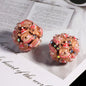Embellished Bubblegum Beads 20mm Sanri Figures Cluster 5pcs 10